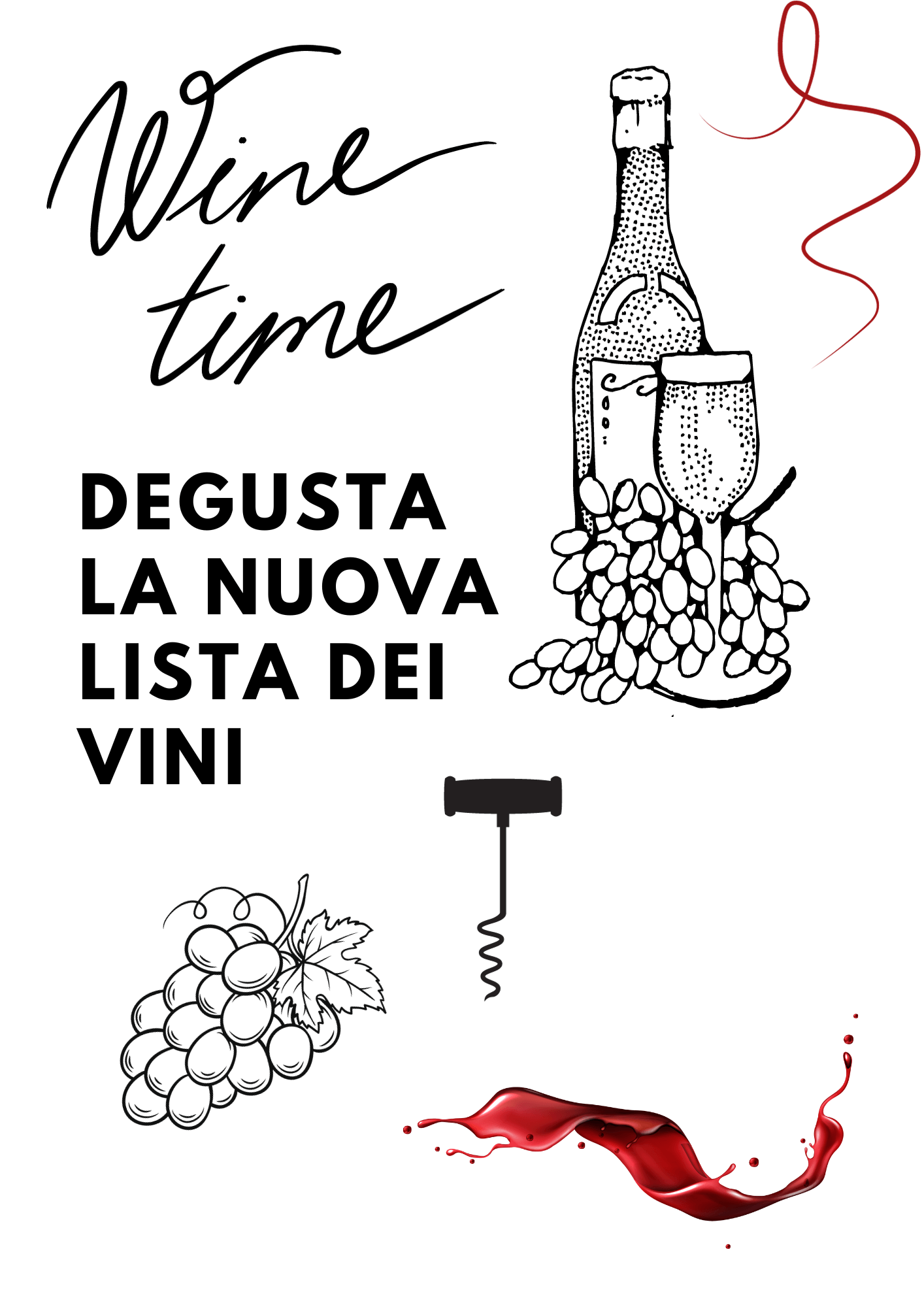 lista vini della Osteria Maria